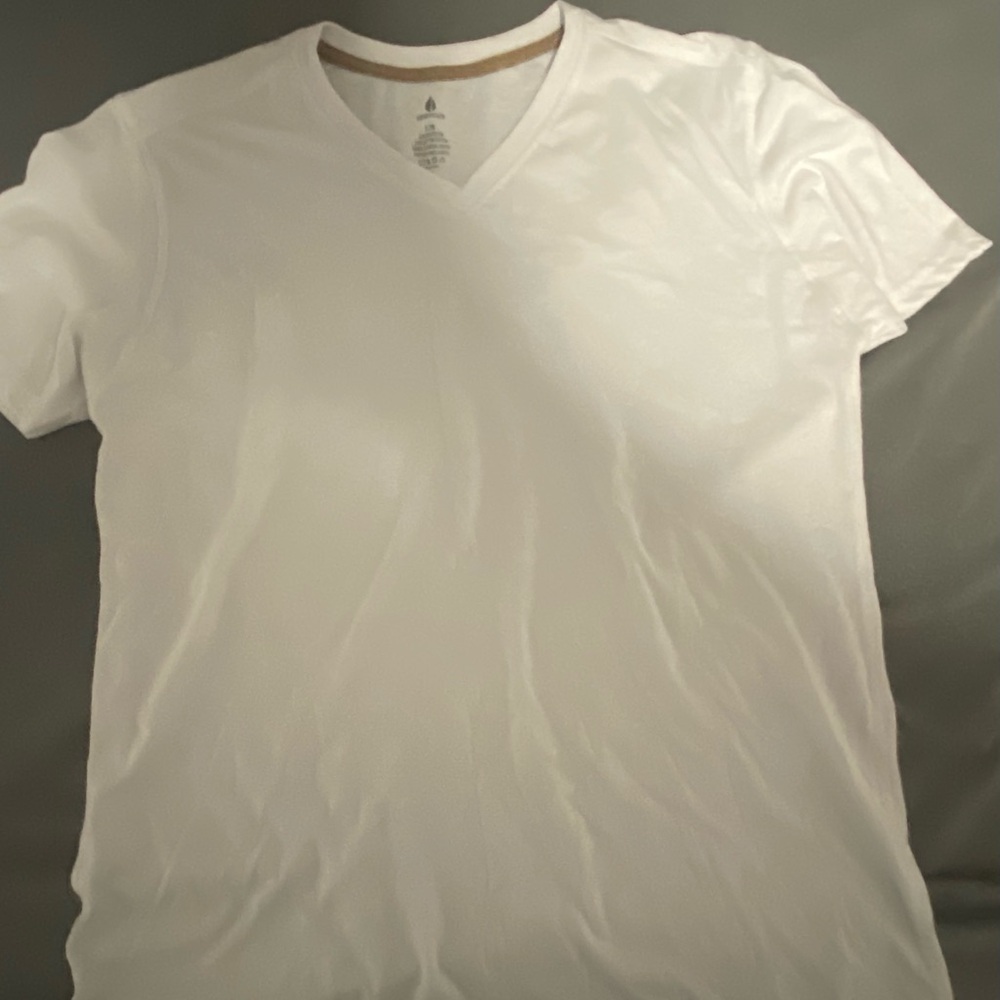 Classic White V-Neck T-Shirt